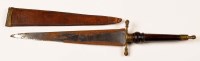 Lot 1210 - A 17th Century German plug bayonet, circa 1690,...