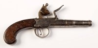 Lot 1215 - A 19th Century flintlock pistol, by E. Harris,...