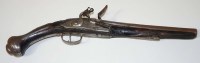 Lot 1219 - An early 19th Century flintlock pistol, the 22...