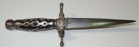 Lot 1220 - A steel main-gauche (left-hand) dagger,...