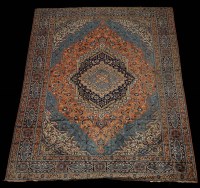 Lot 1231 - A mid 20th Century Heriz carpet, the central...