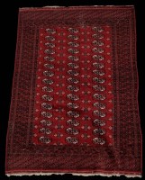 Lot 1239 - A late 20th Century Turkoman rug, the field...