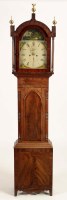 Lot 1289 - A mid 19th Century mahogany longcase clock,...