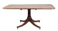 Lot 1298 - A Regency mahogany breakfast table with...