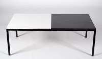 Lot 1300 - Florence Knoll (1917-): a black and white...