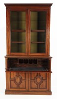Lot 1313 - An early Victorian mahogany secretaire...