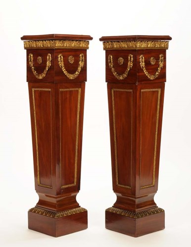 Lot 1319 - A pair of late Victorian mahogany neo...