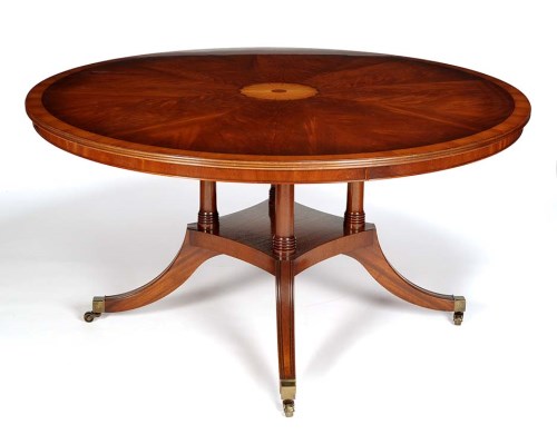 Lot 1349 - A fine quality Regency style dining table,...