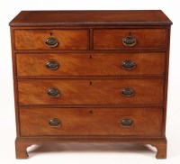 Lot 1357 - An early 19th Century mahogany chest of...