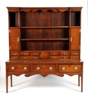 Lot 1377 - A Georgian mahogany and walnut crossbanded...