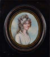 Lot 43 - After Richard Cosway (1742-1821) A MINIATURE...