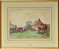 Lot 64 - John Atkinson (1863-1924) ''EGTON HORSE FAIR''...