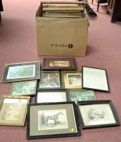 Lot 187 - † Sundry prints and picture frames.