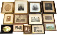Lot 194 - † Sundry prints and portrait photographs -...