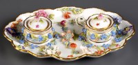 Lot 283 - † An early 20th Century Dresden floral...