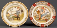 Lot 296 - † John Moyr Smith for Minton: two plates from...