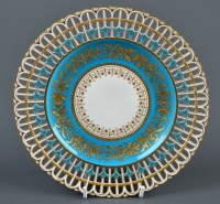 Lot 352 - Minton: a cabinet plate, late 19th Century,...