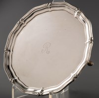 Lot 720 - A George VI salver, by Jay, Richard...