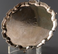 Lot 745 - A George V waiter, by Ellis Jacob Greenberg,...