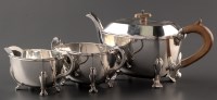 Lot 753 - A George V three-piece tea service, by Mappin...