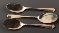 Lot 759 - Eight Elizabeth II tea spoons, by C.W....