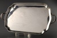 Lot 774 - A George V two-handled tea tray, by Harrison &...