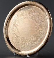 Lot 821 - A Victorian salver, by Martin Hall & Co.,...