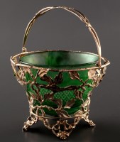 Lot 828 - A Victorian sugar basket, by Charles Thomas...