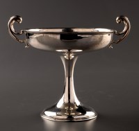 Lot 829 - A George V two-handled fruit stand, by Hammond,...