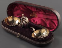 Lot 831 - A pair of Victorian sugar spoons, by Reid &...