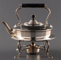 Lot 835 - An Edwardian tea kettle-on-stand, by Henry...