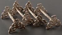 Lot 841 - Four Victorian/Edwardian knife rests, London...