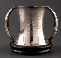 Lot 858 - An Edwardian two-handled presentation cup, by...