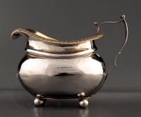 Lot 860 - A George III cream jug, by Soloman Hougham,...