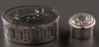 Lot 867 - An Edwardian silver box, bears import marks...