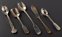 Lot 894 - A Victorian sugar spoon, by Henry Holland,...