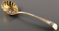 Lot 906 - A George III sugar sifting ladle, by William...