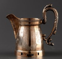 Lot 967 - An early 20th Century Russian silver cream jug,...