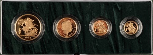 Lot 978 - The 2004 United Kingdom Gold Proof Four Coin...