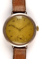 Lot 989 - Rolex: a gentleman's silver cased wristwatch,...