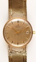 Lot 997 - Omega Automatic: a gentleman's 9ct. gold...