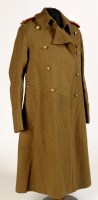 Lot 1147 - † A Brigadiers WWI trench coat with Durham...