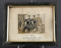 Lot 1167 - † A group photograph of 147 Infantry Brigade...