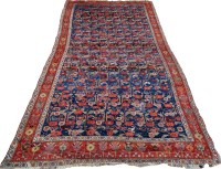 Lot 1272 - † A mid 20th Century Persian rug, the blue...