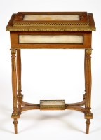 Lot 1336 - A French walnut rectangular-shaped jardiniere...