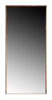 Lot 1343 - † A large full-length wall mirror in gilt...