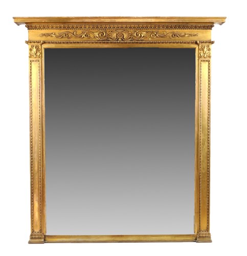 Lot 1348 - † An early 19th Century giltwood overmantel...
