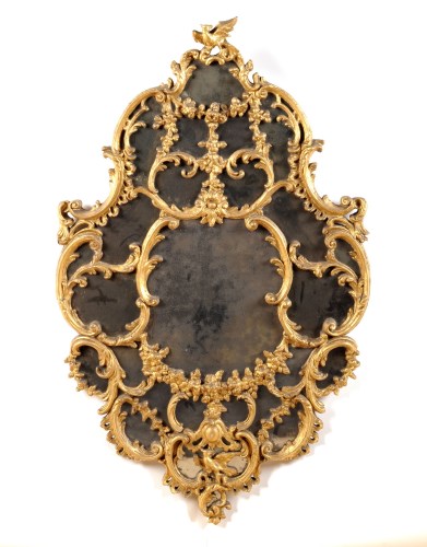Lot 1362 - † A late 18th Century carved giltwood and...