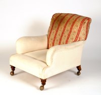 Lot 1367 - † A late Victorian easy chair, by Howard &...