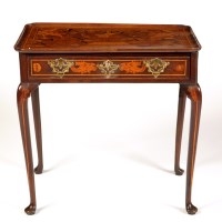 Lot 1370 - † A late 18th Century Dutch marquetry side...